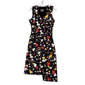BOUTIQUE MOSCHINO Dress Women Sz 6 RARE Designer Branded Signature Novelty Print